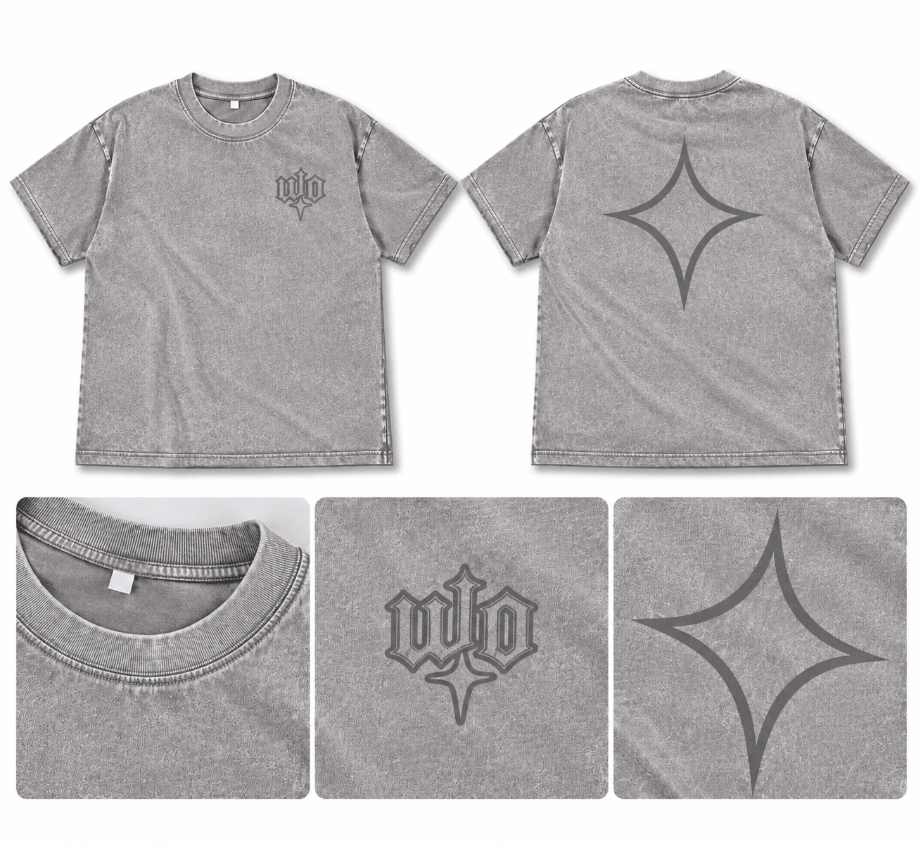 WO Acid Wash T-Shirt - WHO OVULATING